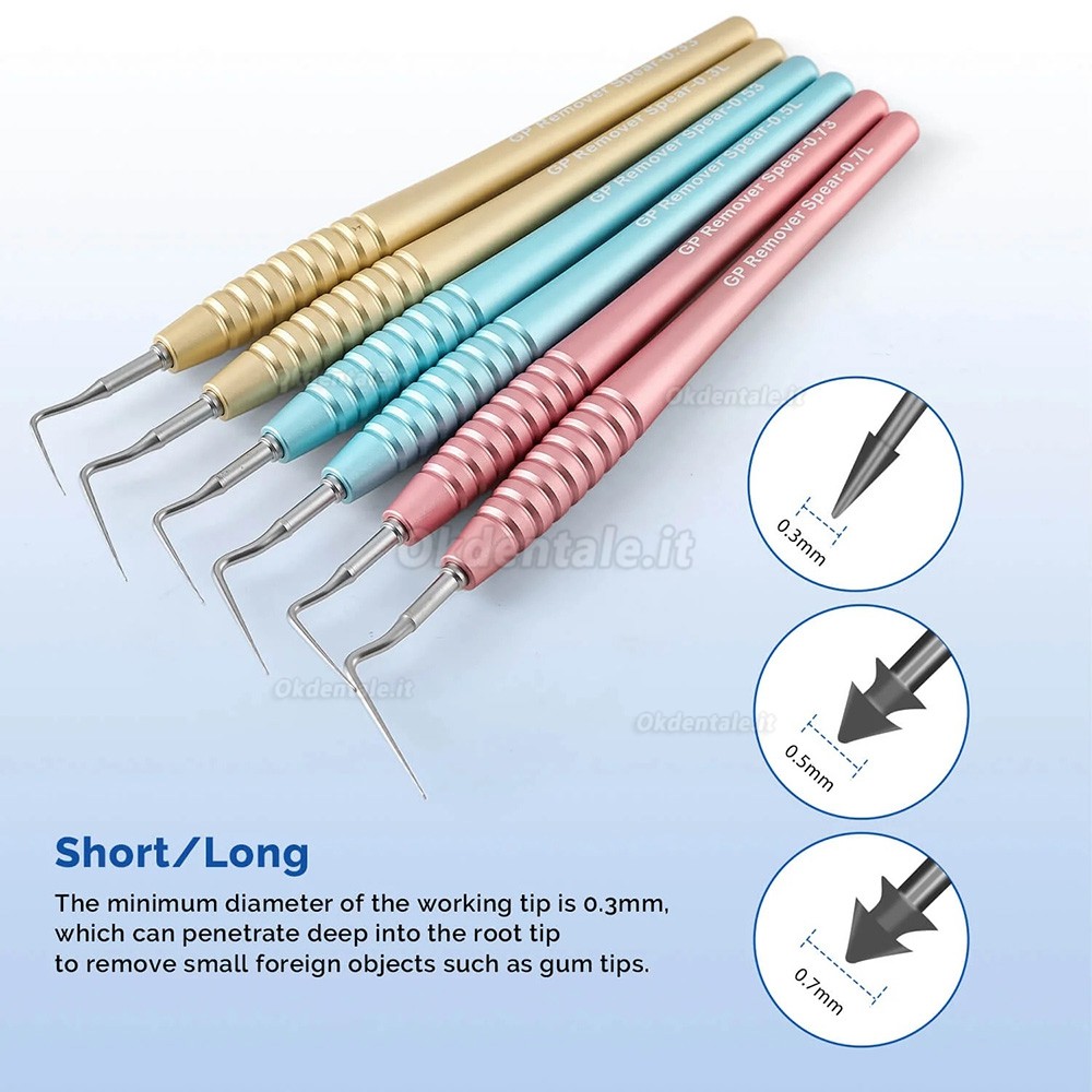 Strumento rimozione guttaperca pour endodontica, Lancia rimozione guttaperca